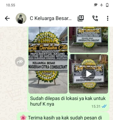 Pengiriman Papan Bunga Duka Cilandak Town Square
